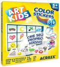 Brinquedo Crie Seu Adesivo Adesivos ArtColor Stickers 3D
