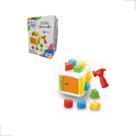 Brinquedo Cubo Encaixar Elementos Formas Didático Educativo Infantil Bebês