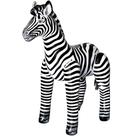 Brinquedo de animais inflável Jet Creations Zebra 80cm para crianças a partir de 3 anos