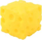 Brinquedo de apertar em formato de queijo, macio e maleável, cubo 5 cm