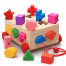 Brinquedo de aprendizagem precoce do Pull-Along Shape Matching Puzzle Brinquedo de aprendizagem precoce do Pull-Along Shape Matching Puzzle