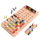 Brinquedo de aprendizagem Wooden Bead Abacus Montessori para crianças