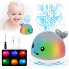 Brinquedo de banho BSVZAIYN Light up Toddla Whale Sprinkler Kids 1-8 anos