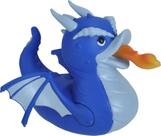 Brinquedo de banho infantil Rubber Duck Wild Republic Blue Dragon de 10 cm