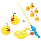 Brinquedo de banho, jogo de pesca, 9 peças de pato para crianças com luzes
