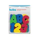 Brinquedo de banho letras e números eva - buba 10738
