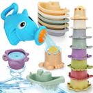 Brinquedo de banho SLTBEH Brinquedos de banho para bebês de 1 a 3, 14 unidades Brinquedo de banho SLTBEH Brinquedos de banho para bebês de 1 a 3, 14 unidades