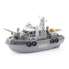 Brinquedo de barco patrulha NEXTAKE, modelo de navio elétrico, navio da guarda costeira
