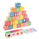 Brinquedo de blocos de construção educacionais de madeira para o desenvolvimento cognitivo