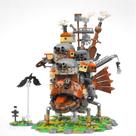 Brinquedo de blocos de construção IVVTNHZ Moving Castle Nano Micro 1249PC