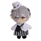Brinquedo de boneca de pelúcia cinza Dazai Osamu 25 cm Bungou Stray Dogs Anime