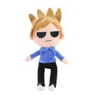 Brinquedo de boneca de pelúcia Eddsworld Tom Blue 33 cm macio colecionável Brinquedo de boneca de pelúcia Eddsworld Tom Blue 33 cm macio colecionável
