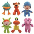 Brinquedo de boneca de pelúcia Pocoyo multicolorido 15-26 cm com pelúcia e algodão PP