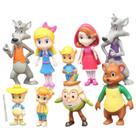 Brinquedo de boneco de anime colecionável Goldies and Bears 9 unidades/lote