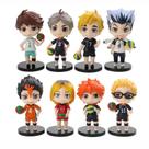 Brinquedo de boneco de anime colecionável Haikyuu's Hinata Shoyo 10cm
