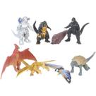 Brinquedo de boneco de anime colecionável Kings Kongs God-zillas 8 unidades