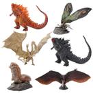 Brinquedo de boneco de anime Red Lotus Ghidorah Mothras Laradoon 6 unidades