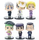 Brinquedo de bonecos de anime Collect Jojo's Bizarre Adventure, 6 unidades