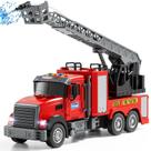 Brinquedo de caminhão de bombeiros NIPLOOOW Kids Friction Powered com luzes e sons