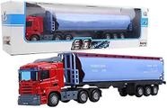 Brinquedo de caminhão de transporte 1:48 Pull Back Construct Brinquedo de caminhão de transporte 1:48 Pull Back Construct