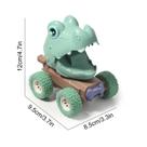 Brinquedo de carro Push Shark para meninos de 2 a 5 anos, cr