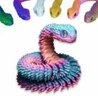 Brinquedo de cobra, animais impressos em 3D, articulação móvel, brinquedo Fidget