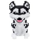 Brinquedo de construção AHZILEI Micro Dog Husky com 6400 unidades para crianças/adultos