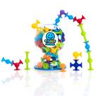 Brinquedo de construção Fat Brain Toys Squigz Deluxe 50 peças