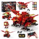 Brinquedo de construção HOGOKIDS 5 em 1 Dragon Robot com 354 unidades para crianças de 8 a 12 anos