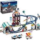 Brinquedo de construção HOGOKIDS Space Roller Coaster 926 unidades de 6 a 12 anos