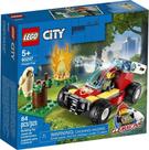 Brinquedo de construção LEGO City Forest Fire 60247 com 84 peças