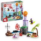 Brinquedo de construção LEGO Marvel Team Spidey at Green Goblin's Lighthouse 10790 com naufrágio pirata, minifigura de Miles Morales e muito mais