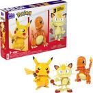 Brinquedo de Construção MEGA Pokémon Kanto Trio 529 Peças