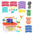 Brinquedo de construção POPULAR PLAYTHINGS Playstix Super Set 400 unidades