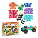 Brinquedo de construção POPULAR PLAYTHINGS Playstix Vehicles 130 unidades