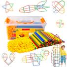 Brinquedo de construção Rainbow Toyfrog Straw Constructor 800 unidades