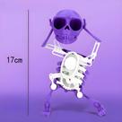 Brinquedo De Decoração De Halloween Em Forma De Cabeça De Caveira Dançante 3D, Brinquedo De