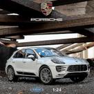 Brinquedo de decoração em liga leve modelo de carro Porsche Macan em escala 1:24 Brinquedo de decoração em liga leve modelo de carro Porsche Macan em escala 1:24