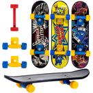 Brinquedo de Dedo 10cm Kit 3 Mini Skate Radical Art Brink