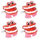 Brinquedo de Dentes Barulhentos com Mola The Dreidel Company Pacote com 4 Unidades 4,5 cm Brinquedo de Dentes Barulhentos com Mola The Dreidel Company Pacote com 4 Unidades 4,5 cm
