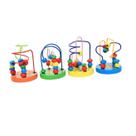 Brinquedo de desenvolvimento Vaguelly Wood Beads Maze Game Coaster