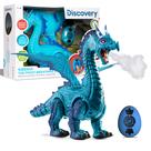 Brinquedo de dinossauro Discovery Kids RC Dragon Smoke com controle remoto Brinquedo de dinossauro Discovery Kids RC Dragon Smoke com controle remoto