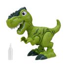 Brinquedo de dinossauro infantil com luz e será chamado de brinquedo de dinossauro mecânico Modelo de dinossauro Presentes de brinquedo para crianças com efeito de spray