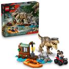 Brinquedo de dinossauro LEGO Jurassic World T. rex River Escape 76975