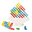 Brinquedo de empilhamento Building Blocks Balance Game de madeira para crianças