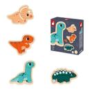 BRINQUEDO DE ENCAIXE DINOSSAURO KIT C/4un + 18 MESES JANOD