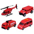 Brinquedo de engenharia, 4 peças, modelo de carro DIY, acessório para crianças
