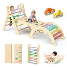 Brinquedo de escalada BlueWood Pikler Triangle Set 7 em 1 para bebê Brinquedo de escalada BlueWood Pikler Triangle Set 7 em 1 para bebê