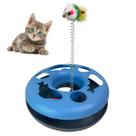 Brinquedo de Gato Pet Bola Guizo Mola Ratinho Animal de Estimaçao Brinquedo Interativo Seguro Diversao Entretenimento Lazer
