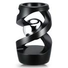 Brinquedo de ilusão óptica cinética Lifidea Fidget Spinner preto